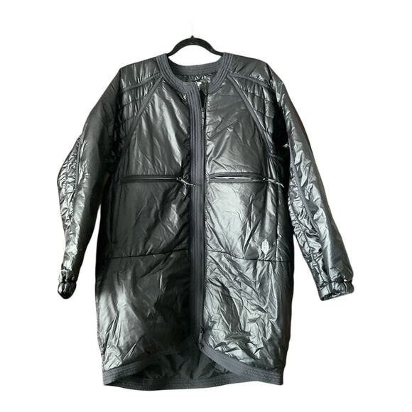 Free People Light as a Feather Coat Small Black NWOT - Picture 2 of 5
